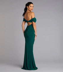 Arial Open Back Mermaid Formal Dress