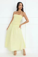 Unmatched Energy Halter Maxi Dress