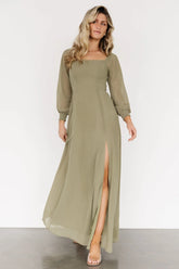 Giselle Maxi Dress | Dusty Olive