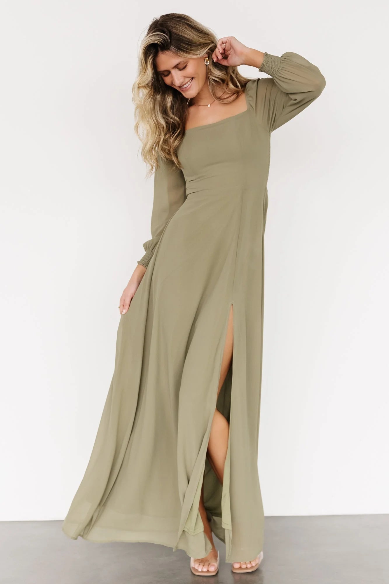 Giselle Maxi Dress | Dusty Olive