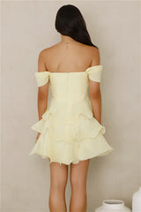 Pretty In The Sun Off Shoulder Mini Dress