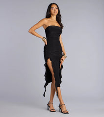 Can’t Look Away Tube Midi Dress