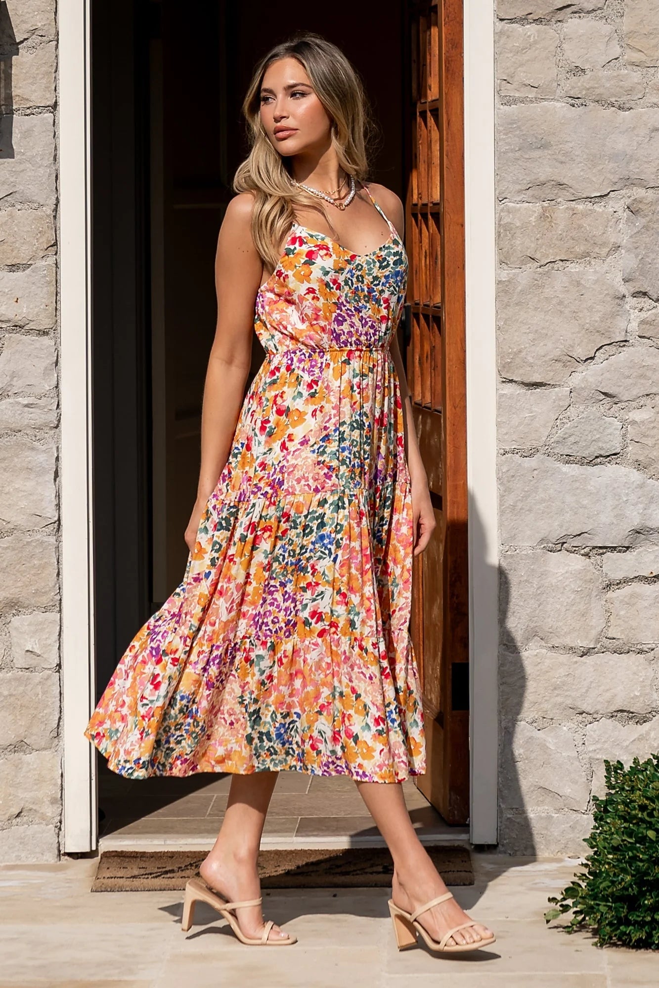 Coronado Midi Dress | Multi Floral