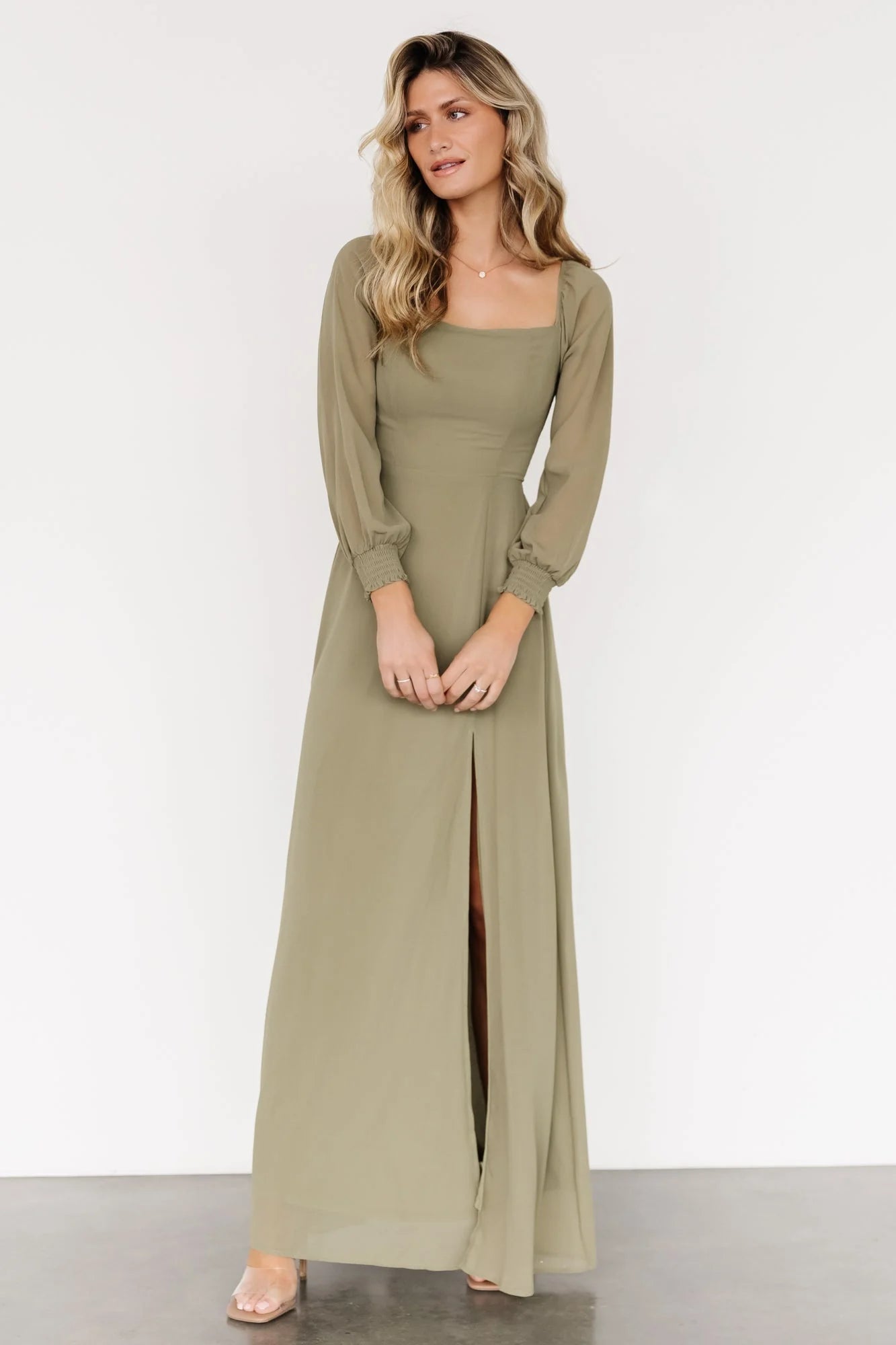 Giselle Maxi Dress | Dusty Olive
