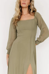 Giselle Maxi Dress | Dusty Olive