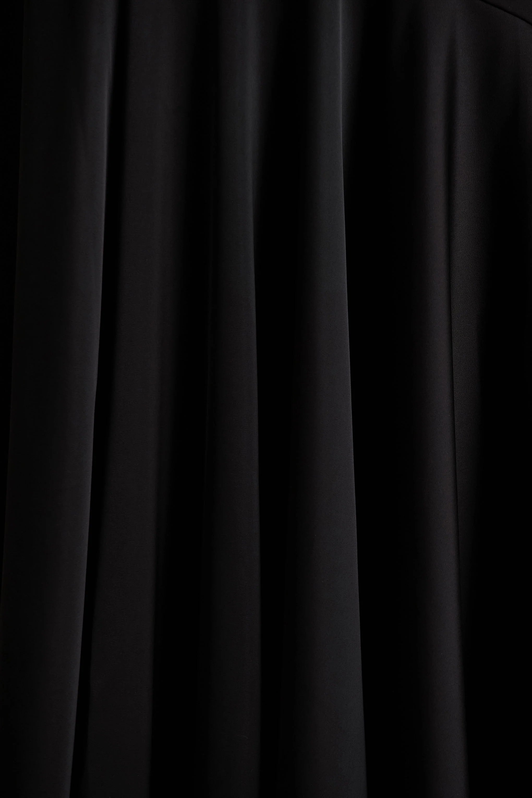 Jemima | Black Satin Halter-Neck Maxi Dress With Feather Trim
